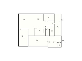 Vakantiehuis Falkvik Grondplan 32