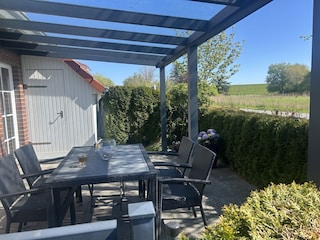 Große gemütliche Terrasse mit Weitblick