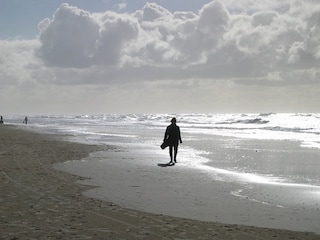 Abendstimmung am Nordseestrand