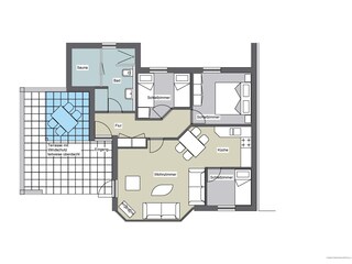 Casa per le vacanze De Koog Pianta del piano 22