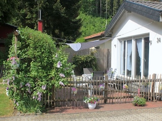 Ferienhaus "Villa Hammertal" Terrasse