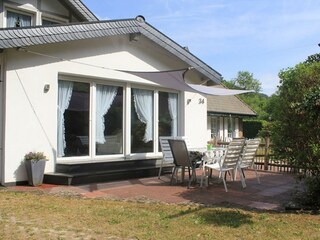 Ferienhaus "Villa Hammertal" Terrasse