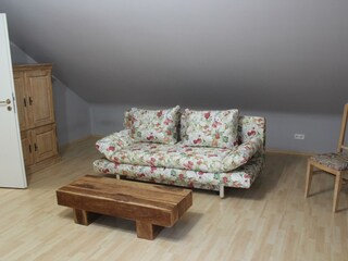 Ferienhaus "Villa Hammertal" Couch im Doppelzimmer