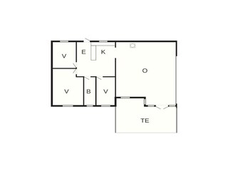 Casa per le vacanze Vejby Strand Pianta del piano 22