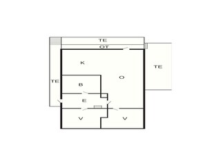 Vakantiehuis Rebbenes Grondplan 41