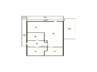 Vakantiehuis Rebbenes Grondplan 27