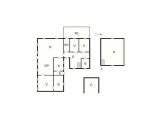 Maison de vacances Vaeggerløse Plan d'étage 47