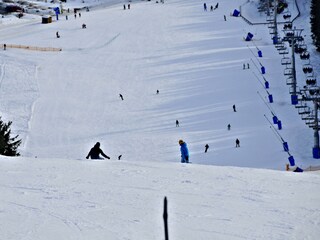 Steile Abfahrt am Wurmberg
