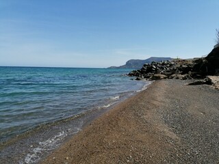 Strand 30 Meter von zu Hause entfernt