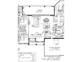 Villa Cape Coral Grondplan 41