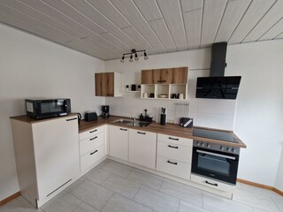 voll ausgestatte Küche