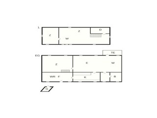 Casa per le vacanze Vesløs Pianta del piano 9