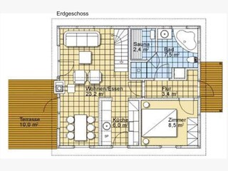 Casa de vacaciones Baabe Plano de planta 26