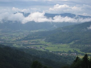 Blick von unserem Hausberg Brotjackelriegel (1014 m)