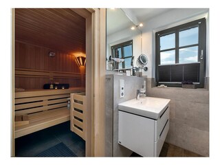 Badezimmer OG mit Sauna