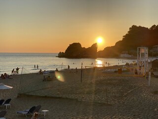 Pelekas Beach dann Abendessen im Bella Vista