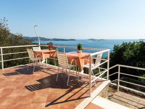 Wohnwagen Villa Barbara - Studio with Terrace and Sea View (br.2) - Mlini - image1