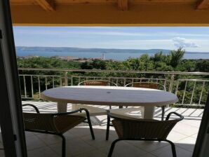 House Panorama - One Bedroom Apartment with Balcony and Sea View (Panorama blick) - Novi Vinodolski - image1