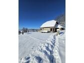 Vineyard house in winter