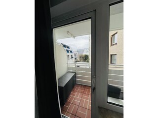 Blick vom Balkon im Schlafzimmer Ostseite