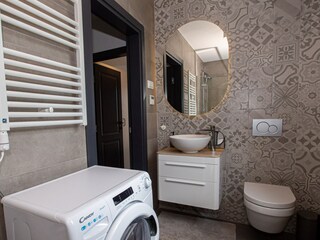 Badezimmer im Erdgeschoss