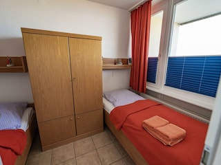 Schlafzimmer mit 2 Einzelbetten