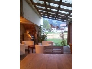 Fewo Zuhaus Pergola innen