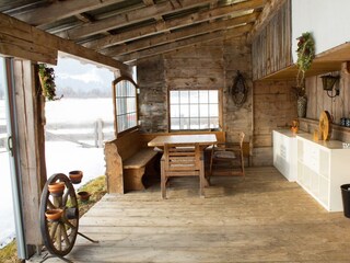 Fewo Zuhaus Pergola innen