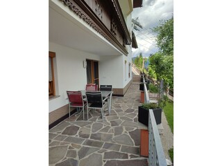 Terrasse abgeschlossen