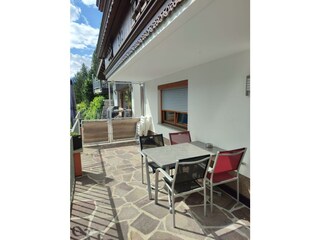 Terrasse abgeschlossen