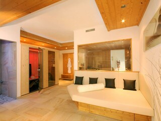 Gemütliches Sauna-Ambiente