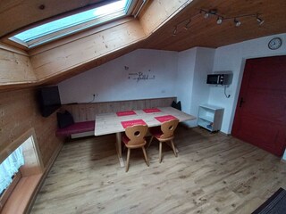 Essbereich in der Küche