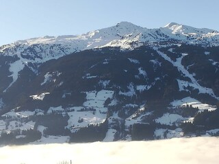 Aussicht zur Abfahrt Hochzillertal