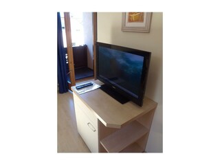 TV und Balkonausgang