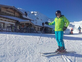 ein herrlicher Skitag für Helmut