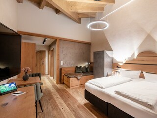 Doppelzimmer Superior mit Holzfussboden