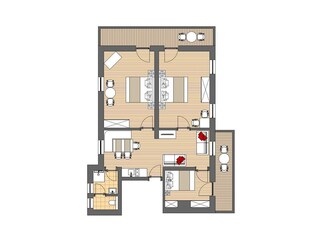 Haus Renate Fügen - Grundriss