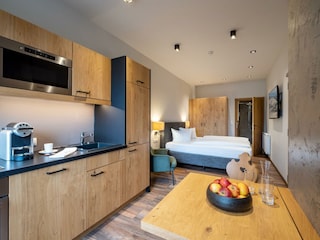 Vollausgestatte Küche mit modernsten Geräten