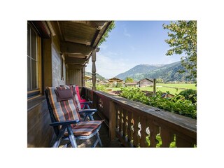 Balkon Ostseite Appartment Viktoria