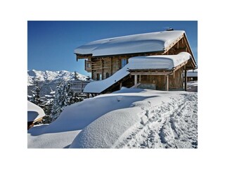 mit den Skiern bis zur Haustüre...