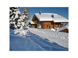 Ziehweg zum Chalet... Ski in - ski out