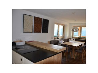 Kochbereich und Eckbank