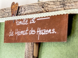 Chalet Dorfbeck close up Familie