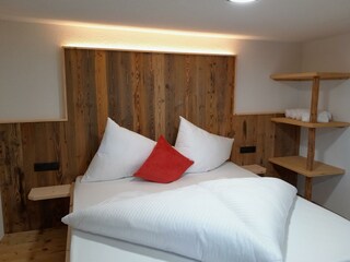 Bauernhaus Wildauhof Schlafzimmer Doppelbett