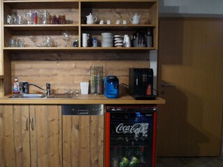 Gratis Kaffee für unsere Gäste im Aufenthaltsraum