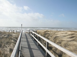 Weg zum Strand