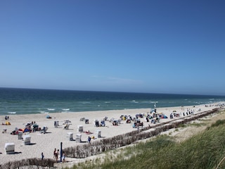 Blick über den Weststrand