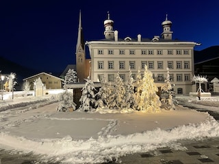 Unser Schlossplatz im Winter