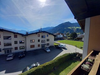 Blick vom Balkon