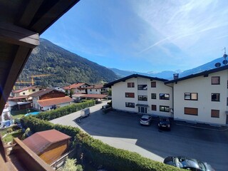 Blick vom Balkon
